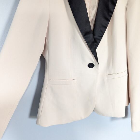 Love 21 Beige/Black Blazer Jacket size M - Picture 2 of 5